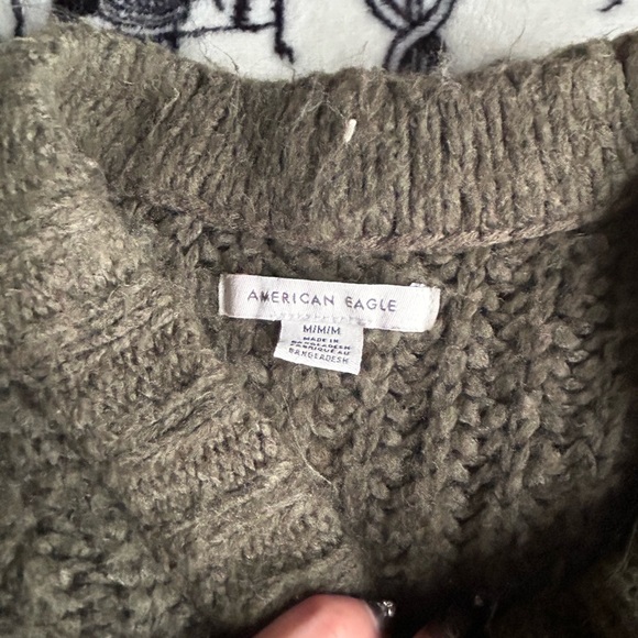 Cropped American Eagle Knit Crewneck - Picture 2 of 3